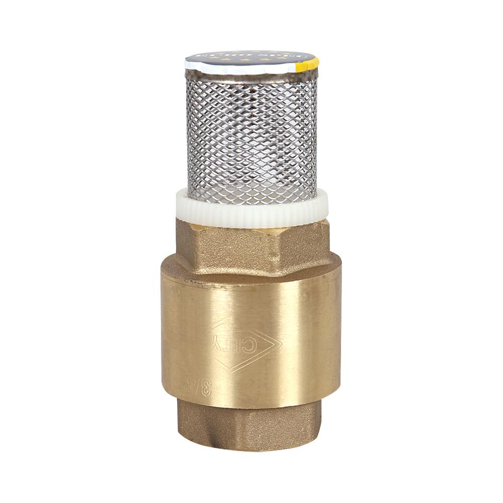 ฟุตวาล์วทองเหลือง(ตะแกรงถอดได้) CITY 3/4 นิ้ว