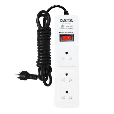 รางปลั๊กไฟ 3ช่อง 1สวิตซ์ DATA PP3616 5 ม. สีขาว_0