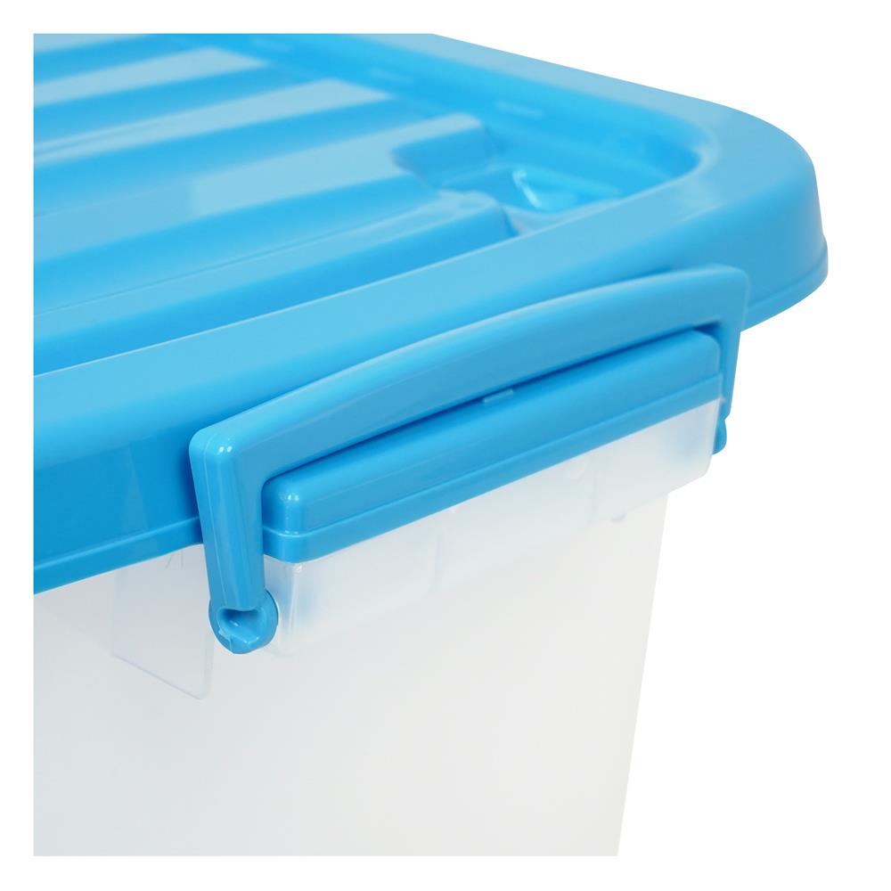 กล่องเก็บของ 43x62x34 ซม. S-60 ลิตร สีฟ้า