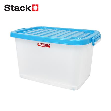 กล่องเก็บของ 43x62x34 ซม. S-60 ลิตร สีฟ้า