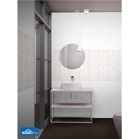 กระเบื้องผนัง 25x40 ซม. ไวท์แซนด์ ขาว 1M2_4