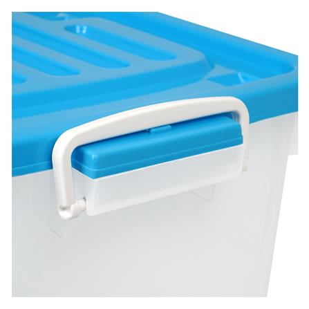 กล่องเก็บของ มีล้อ ฝาล็อค STACKO 140 ลิตร ฝาสีฟ้า_4