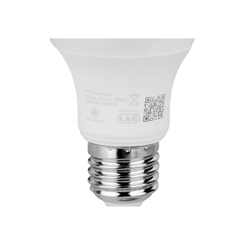 หลอด LED LUMAX A60 ECO PLUS 7 วัตต์ E27 WARMWHITE
