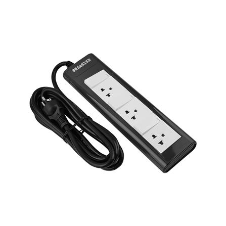 รางปลั๊กไฟ 3ช่อง 3สวิตซ์ HACO EPN-3S3EB/3 16 แอมป์ 3 ม._4