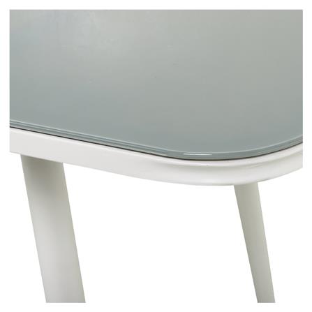 โต๊ะสนามกระจก SPRING IRENE 150 ซม. สีขาว/เทา_2