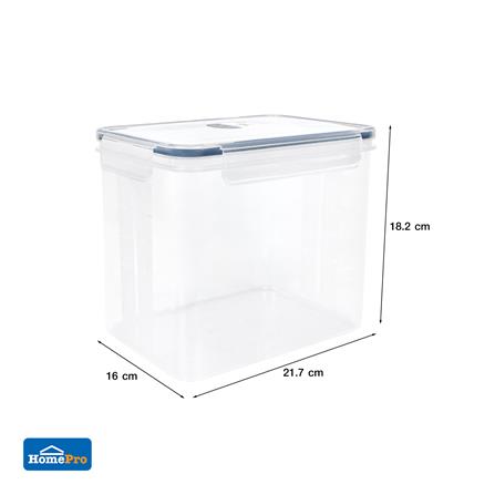 กล่องอาหารเหลี่ยม 4.3 ลิตร KECHxDOUBLE LOCK No.9118_7