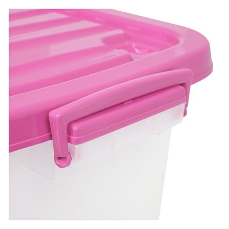 กล่องเก็บของ 43x62x34 ซม. S-60 ลิตร สีชมพู_4