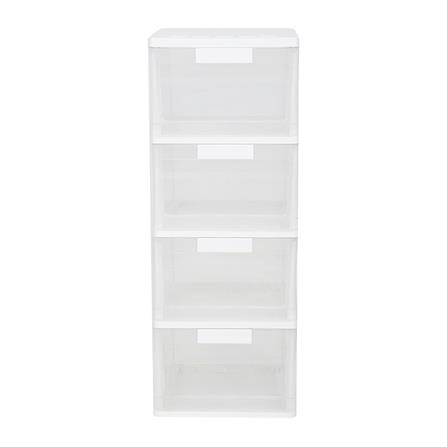 ตู้ลิ้นชัก 4 ชั้น STACKO MAX(M) 40x46x104 ซม. สีใส_1