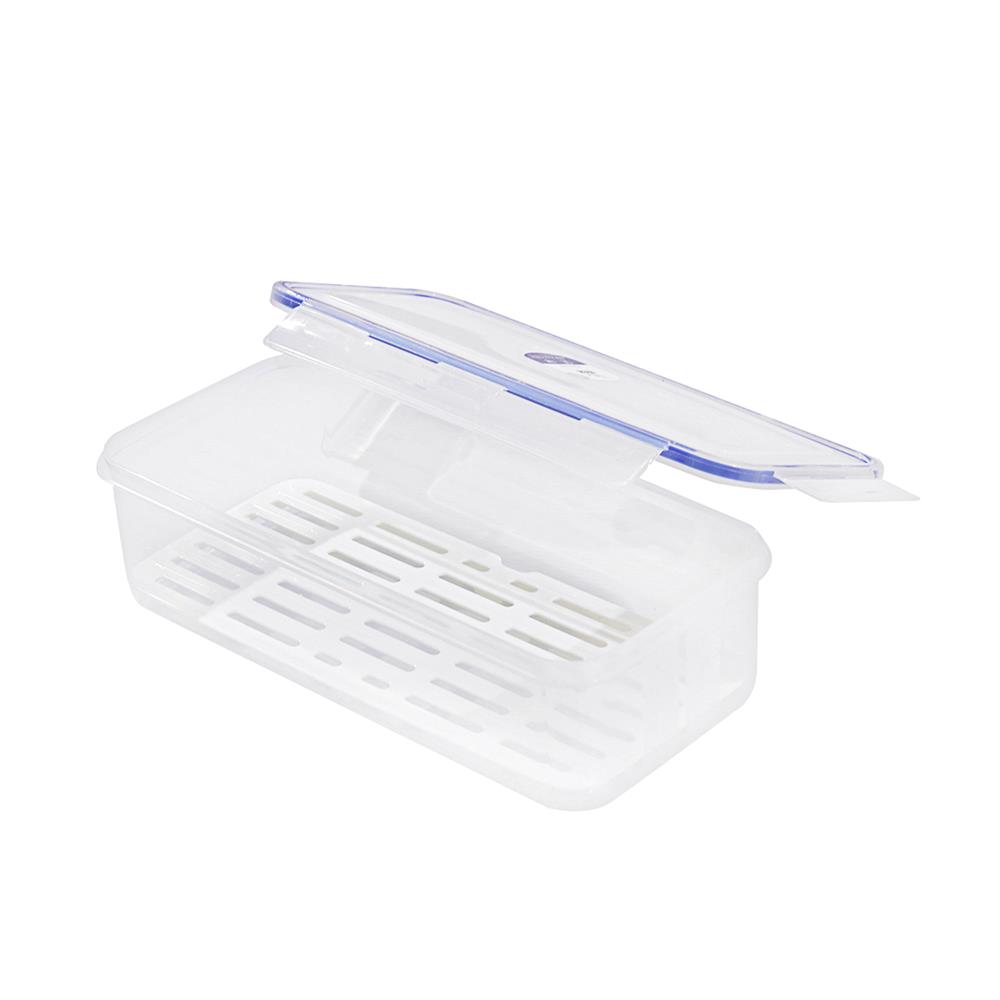 กล่องอาหารเหลี่ยม 2.9 ลิตร KECKxDOUBLE LOCK No.9515