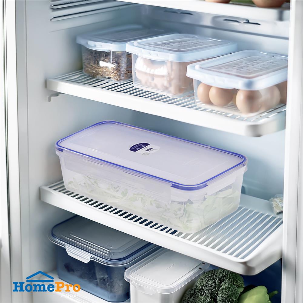 กล่องอาหารเหลี่ยม 2.9 ลิตร KECKxDOUBLE LOCK No.9515