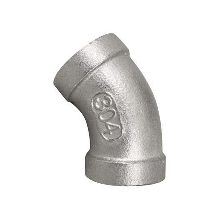 ข้องอ 45 องศา เกลียวใน CITY 1/4 นิ้ว สีเทา_1