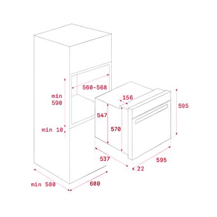 เตาอบฝังดิจิตอล TEKA HLB 860 P STEAK MASTER_3