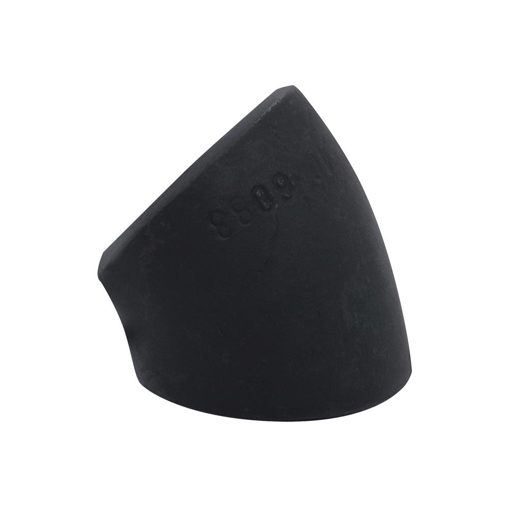 ข้องอเหล็ก 45 องศา เชื่อมเหล็กบาง CITY 1/2 นิ้ว สีดำ