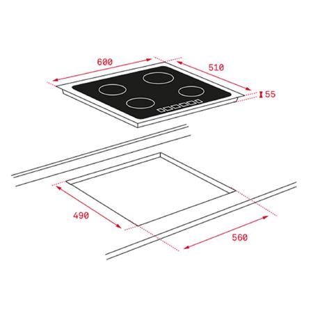 เตาฝังเซรามิก TEKA IB6415 60 ซม._1