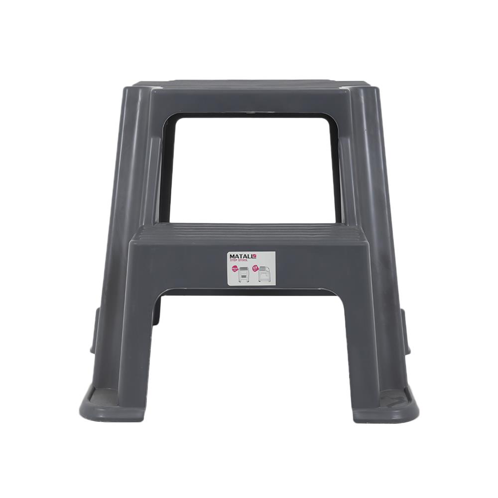 บันไดทางเดียว 2 ขั้น MATALL MINI สีเทา