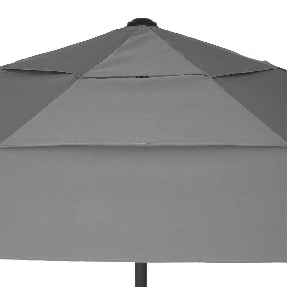 ร่มสนามทรงกลม SPRING VILLA สีเทา