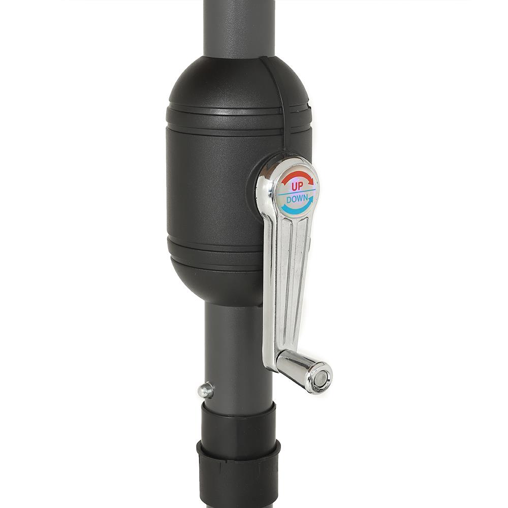 ร่มสนามทรงกลม SPRING VILLA สีเทา