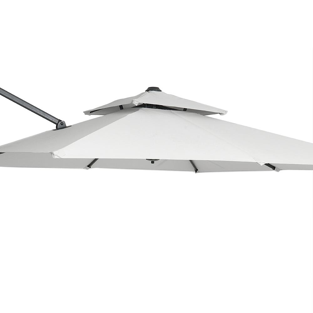 ร่มสนาม SPRING RIO ตัวแอล สีเทา