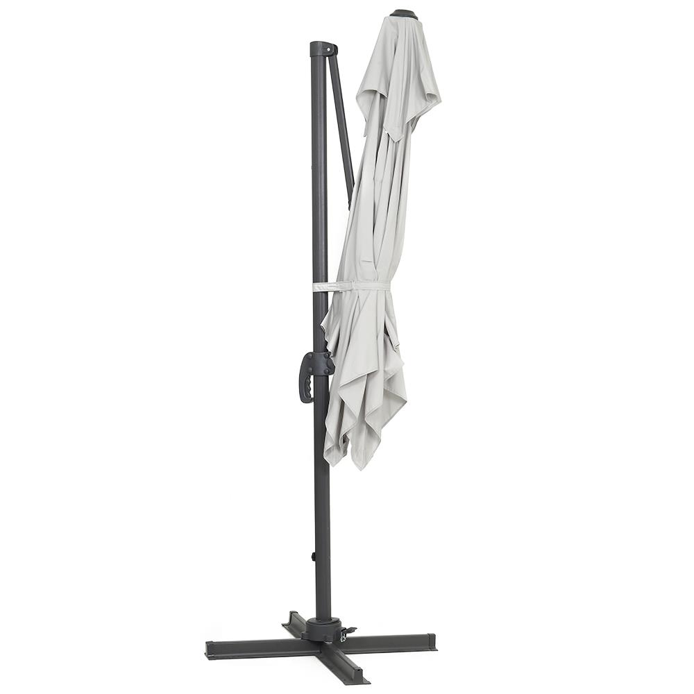 ร่มสนาม SPRING RIO ตัวแอล สีเทา