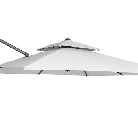 ร่มสนาม SPRING RIO ตัวแอล สีเทา_3