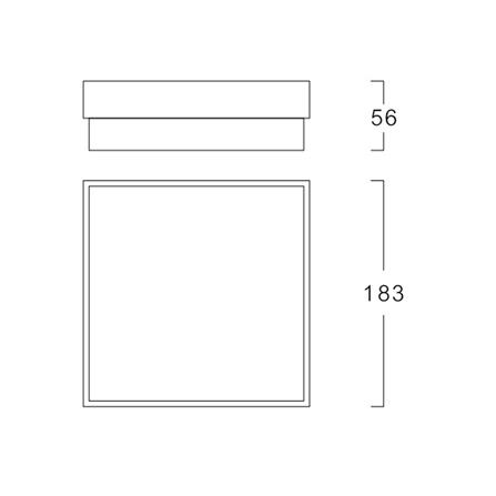 ดาวน์ไลท์ LED L&E 03-A0316 SQUARE CURVE 7 นิ้ว 18 วัตต์ DAYLIGHT/COOL WHITE/WARM WHITE สีขาว_4