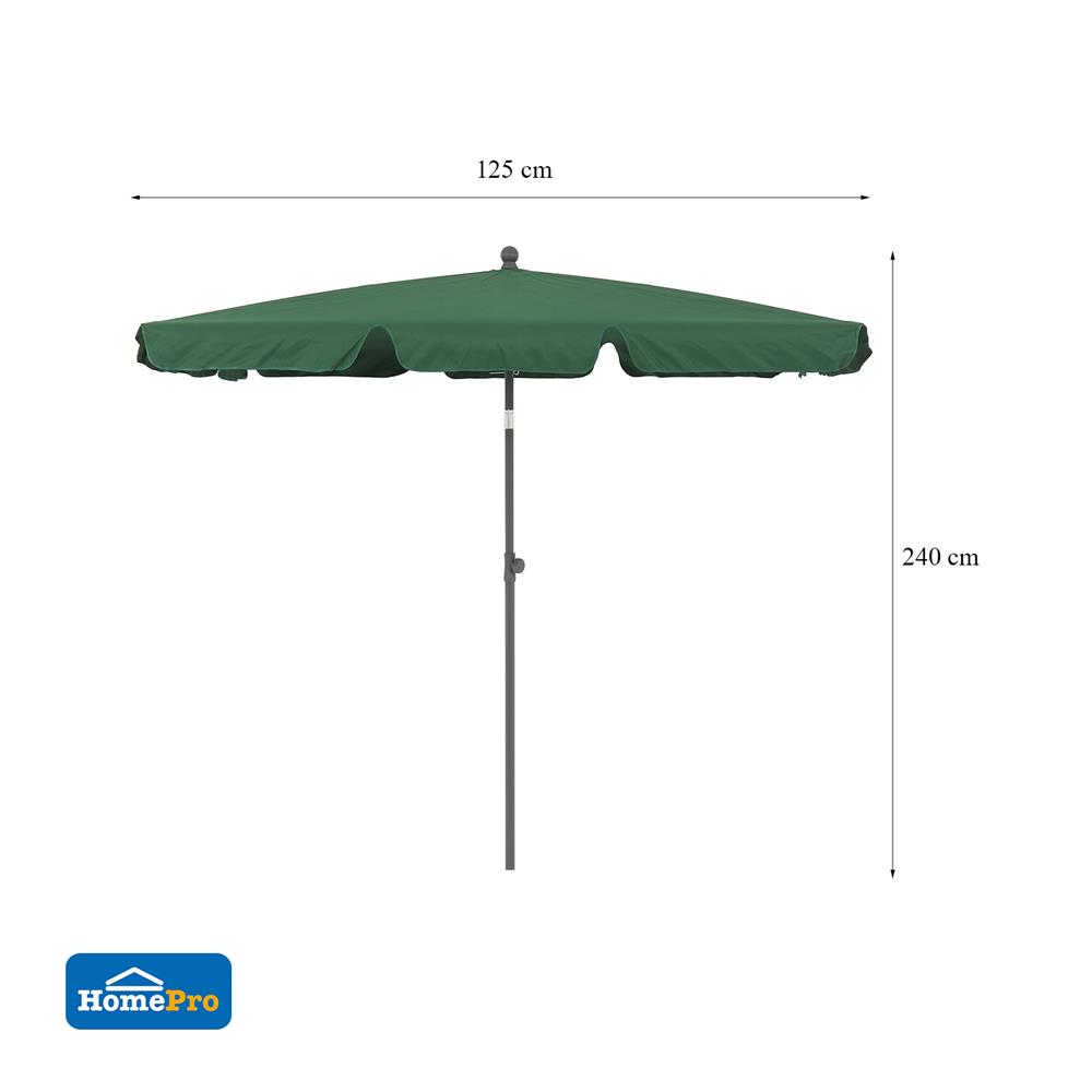 ร่มสนามทรงสี่เหลี่ยม SPRING SUNNY สีเขียว