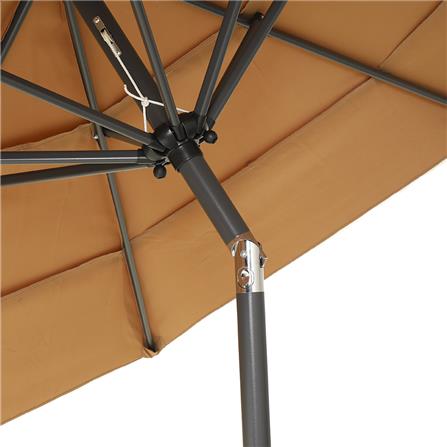 ร่มสนามทรงกลม SPRING VILLA สีน้ำตาลอ่อน_3