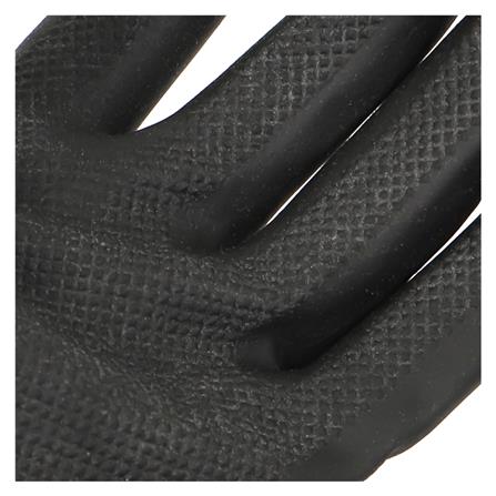 ถุงมือยาง กระทิง    ดำ_1