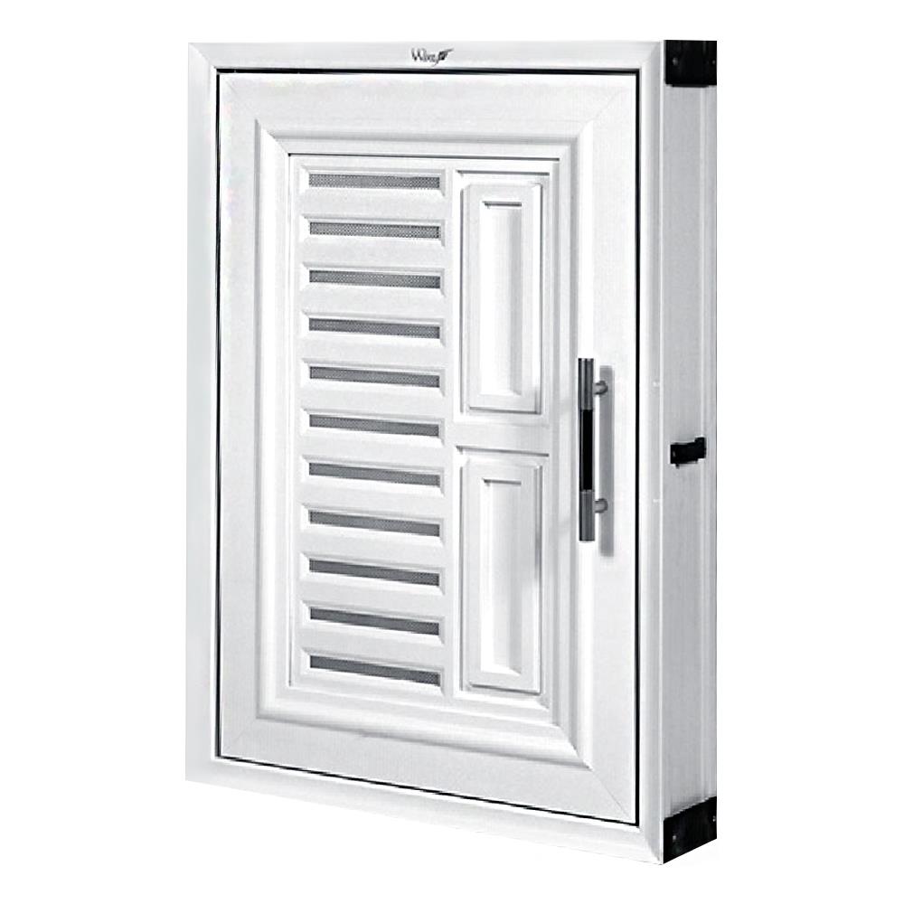 บานซิงค์เดี่ยว WING UPVC WONDER 45.5x65.5 ซม. สีขาว