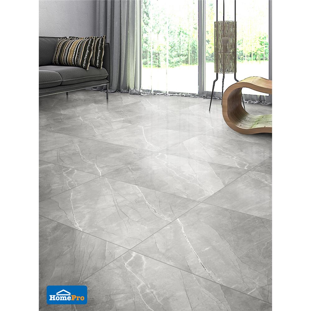 กระเบื้องพื้น 60x90 ซม. มาร์คอส เทา 1.08M2