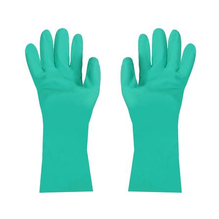 ถุงมือยาง DEXTOR   กลาง เขียว_0