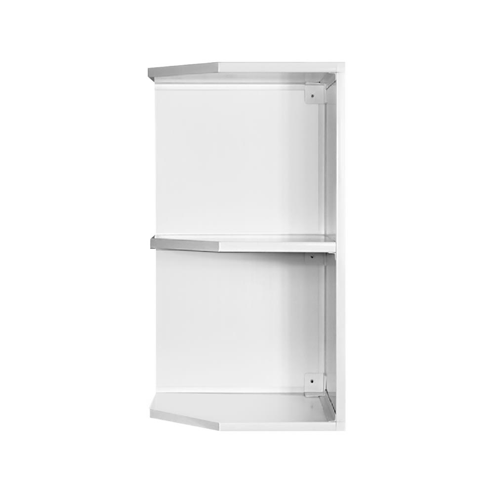 กล่องแขวนเข้ามุมซ้าย WING WONDER 35x64 ซม. สีขาว