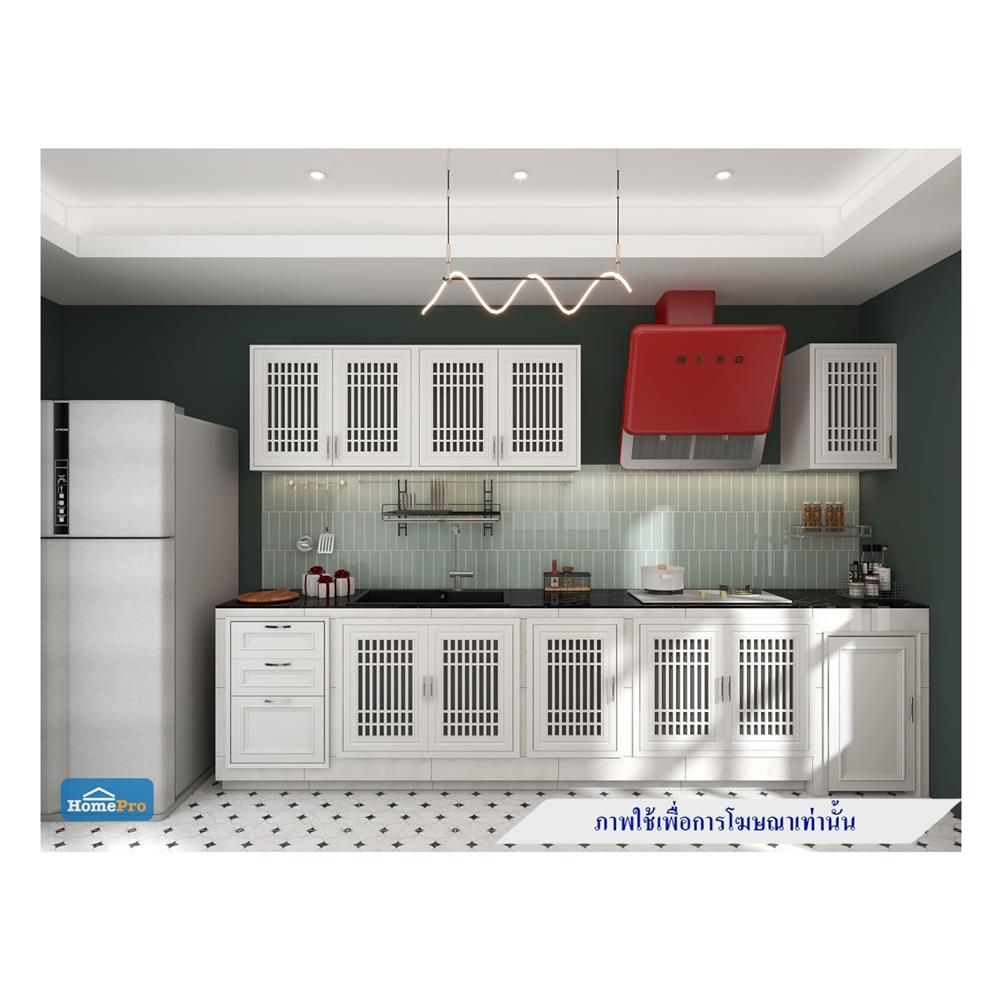 บานซิงค์เดี่ยว WING UPVC DHEVA 45.5x65.5 ซม. สีขาว