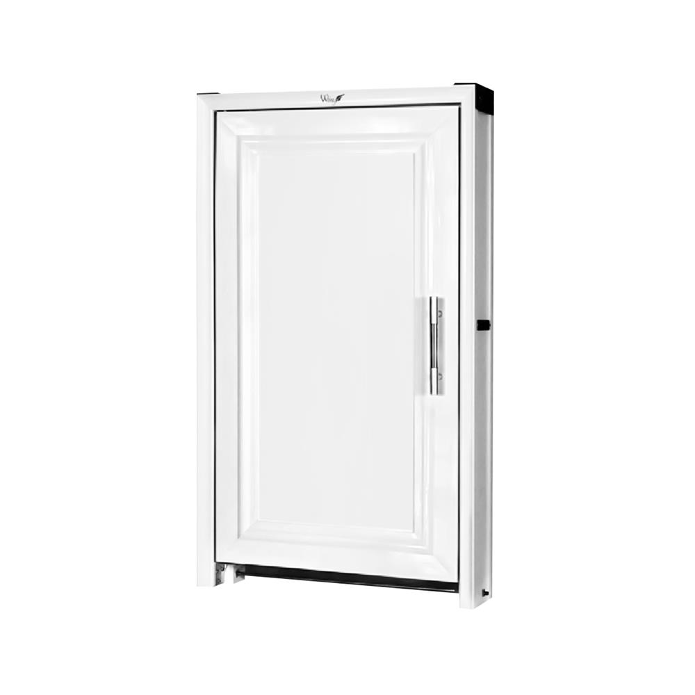 บานถังแก๊ส WING UPVC WONDER 45.5x78 ซม. สีขาว