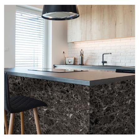 วอลล์สติ๊กเกอร์ DIY STIXMATE BLACK MARBLE 1x3 ม. สีดำ_1