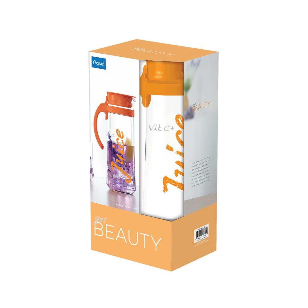 เหยือกแก้ว OCEAN LIVING-JUICE 1.265 ลิตร สีส้ม