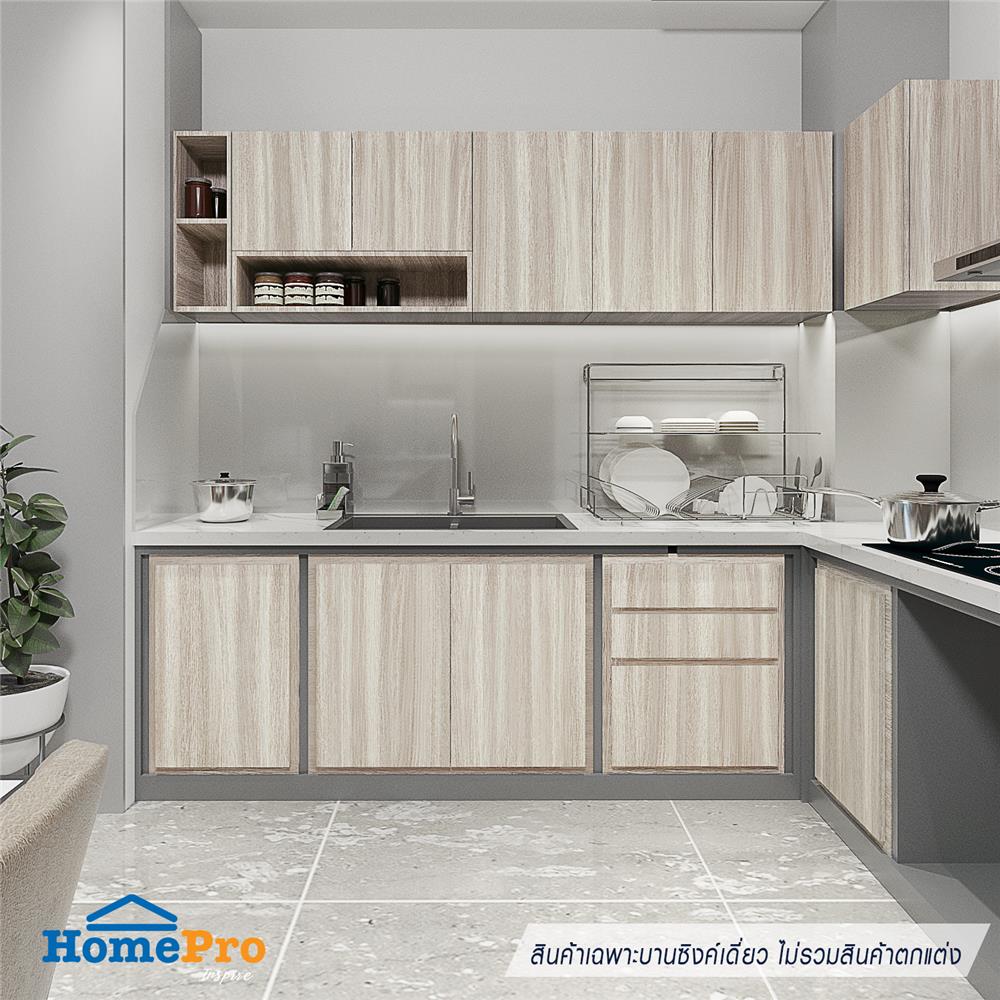 บานซิงค์เดี่ยว CABIN MELAMINE 45X66.5 ซม. สีวานิลลา