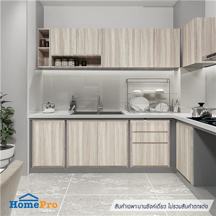 บานซิงค์เดี่ยว CABIN MELAMINE 45X66.5 ซม. สีวานิลลา_1