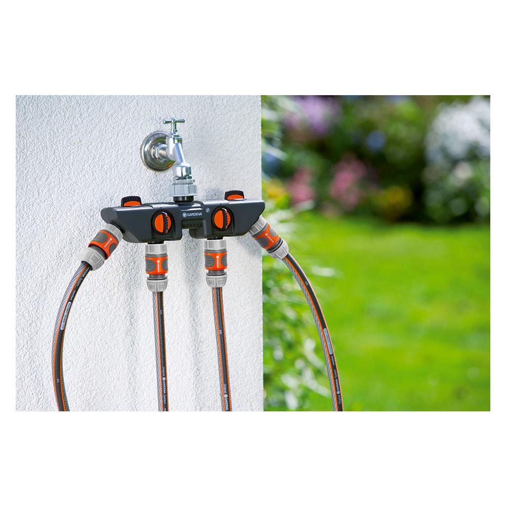 หัวจ่ายน้ำ 4 ทาง GARDENA 08194-20