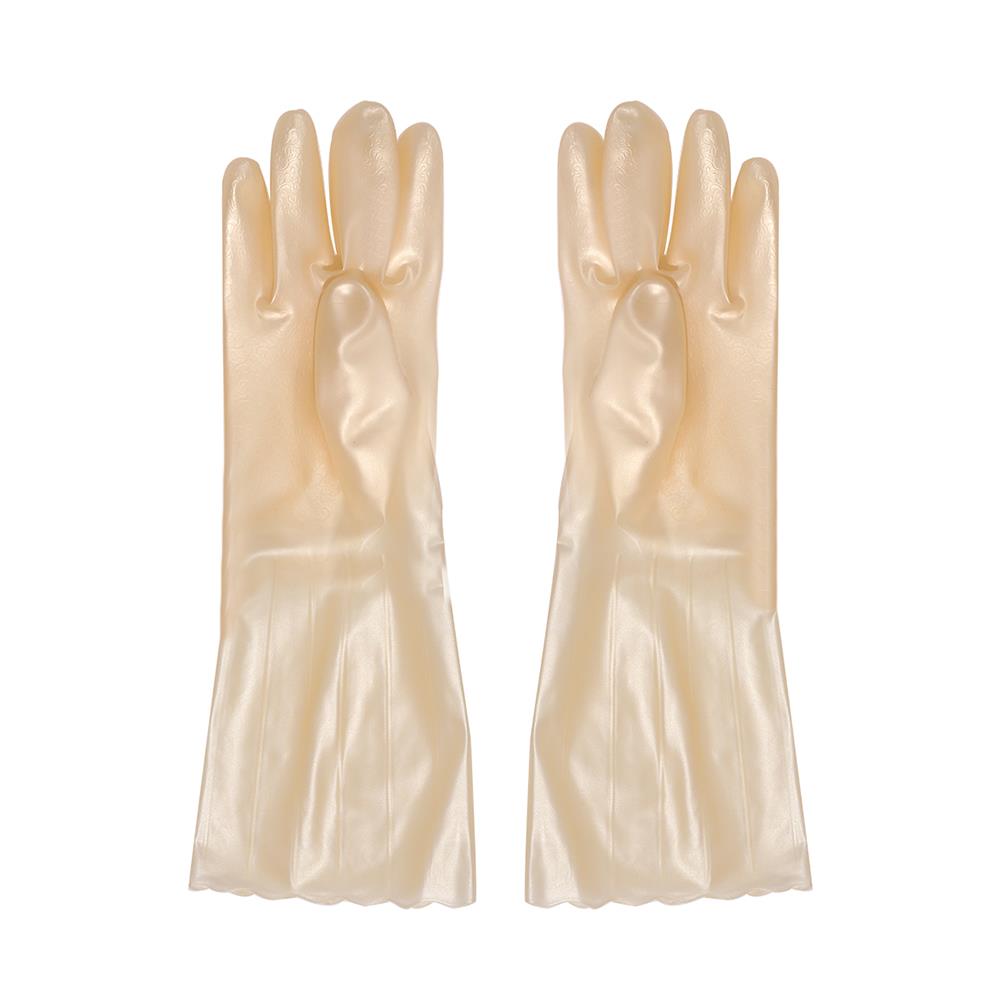 ถุงมือ PVC SHALDAN PRIMA SIZE M สีทอง