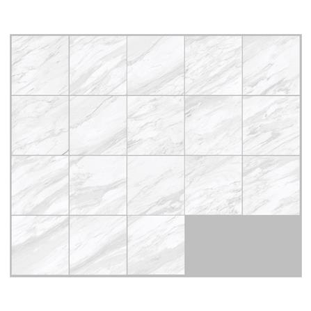 กระเบื้องพื้นพอร์ซเลน 60x60 ซม. วอลกัส ไวท์ 1.44M2_1