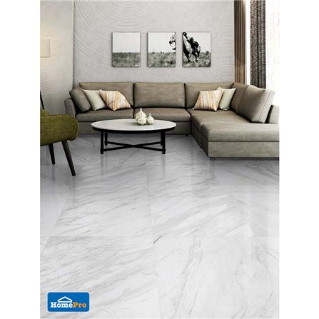 กระเบื้องพื้นพอร์ซเลน 60x60 ซม. วอลกัส ไวท์ 1.44M2_3