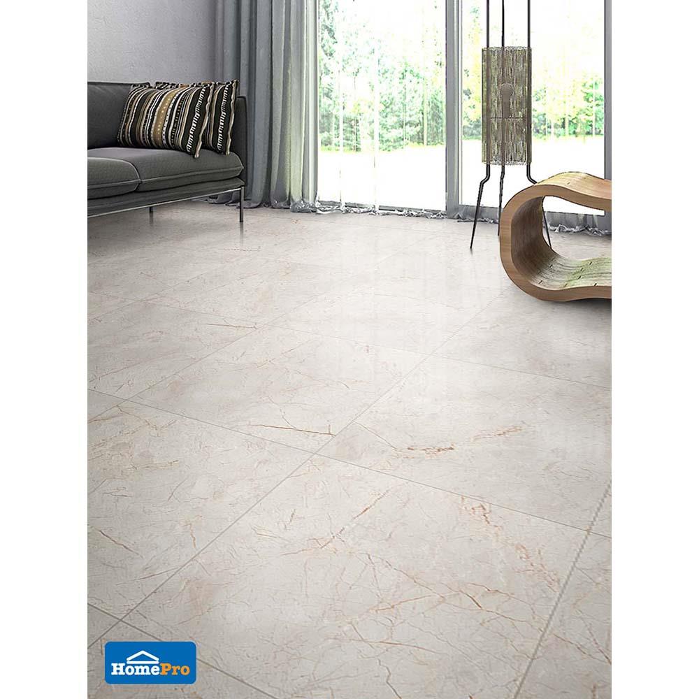 กระเบื้องพื้น 60x60 ซม. ทาลิน เกรย์ 1.44M2