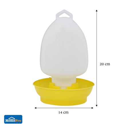 ถังน้ำไก่ 1 ลิตร สีเหลือง SPRING_3