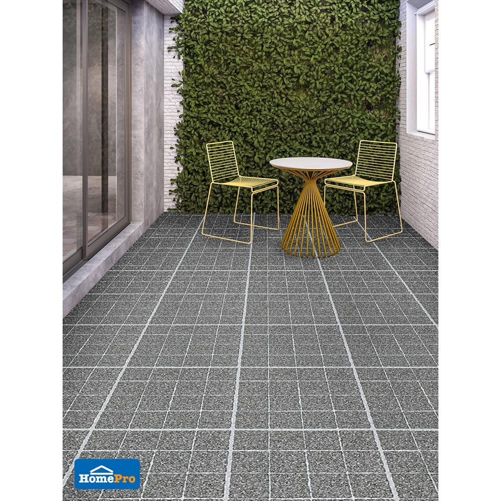 กระเบื้องพื้น 16x16 นิ้ว TARA โมวาโด เทาเข้ม EXC 0.96 ตร.ม.