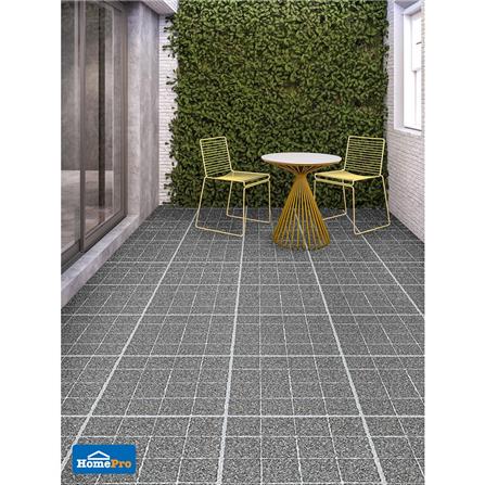 กระเบื้องพื้น 16x16 นิ้ว TARA โมวาโด เทาเข้ม EXC 0.96 ตร.ม._2