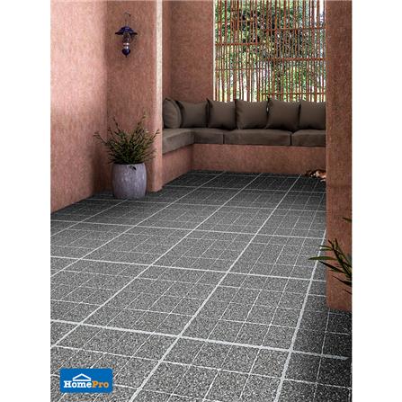 กระเบื้องพื้น 16x16 นิ้ว TARA โมวาโด เทาเข้ม EXC 0.96 ตร.ม._4