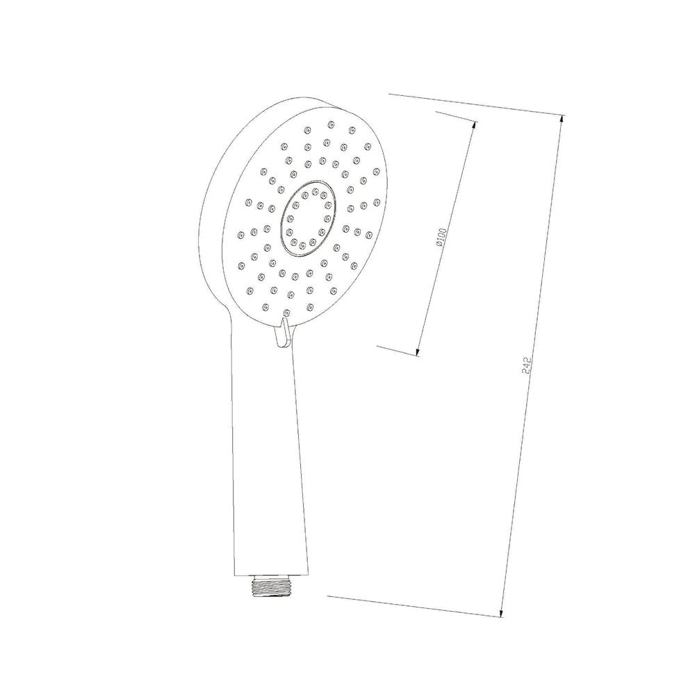 ชุดฝักบัวสายอ่อน 3 ระดับ DMG GL-3209