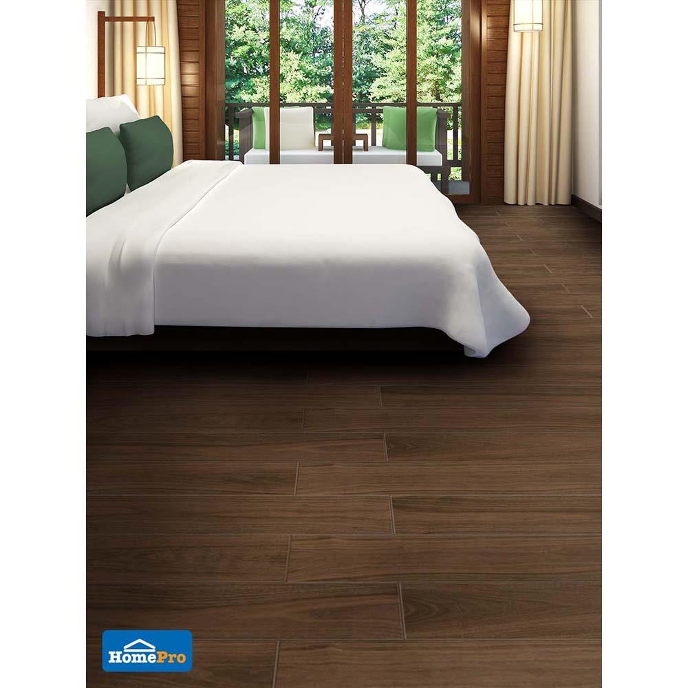 กระเบื้องพื้น 20x120 ซม. ปักกิ่ง น้ำตาล A 0.96M2