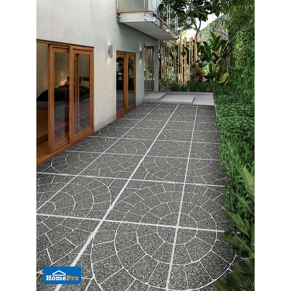 กระเบื้องพื้น 16x16 นิ้ว DURAGRES โมวี่ เทาเข้ม EXC 0.96M2